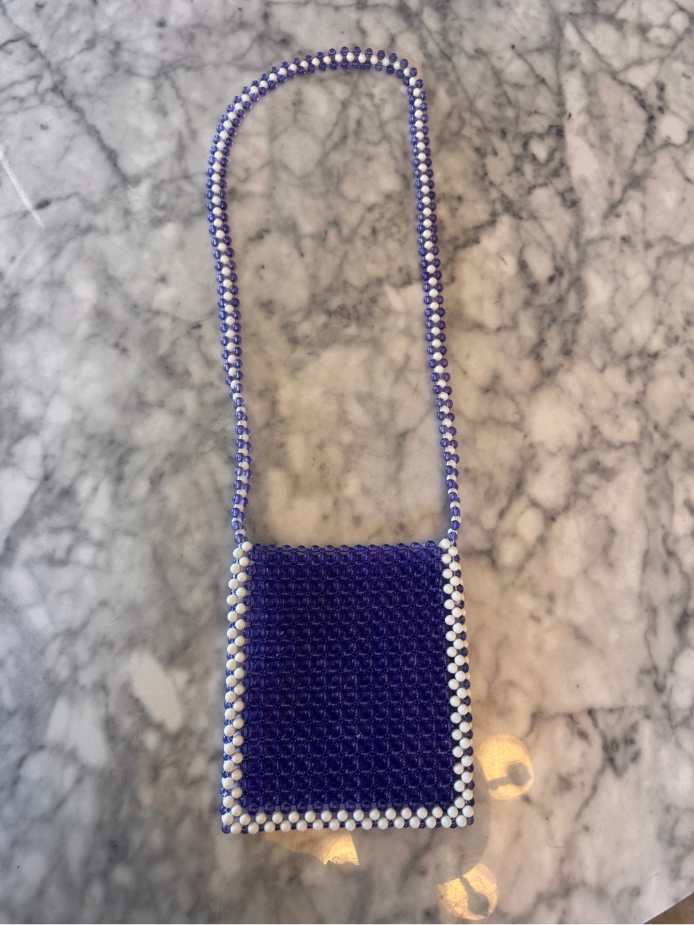 Urban Outfitters Purple Beaded Y2K Crossbody Bag Retro Purse